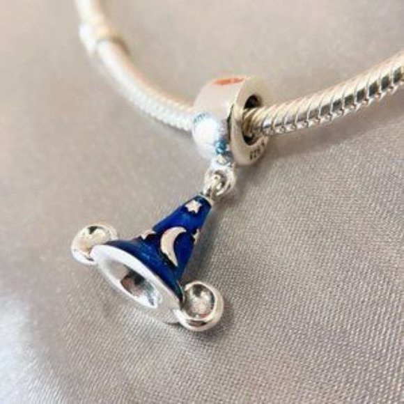 PANDORA fresh water cultured pearl baroque hoop huggie earrings - Picture 4 of 4